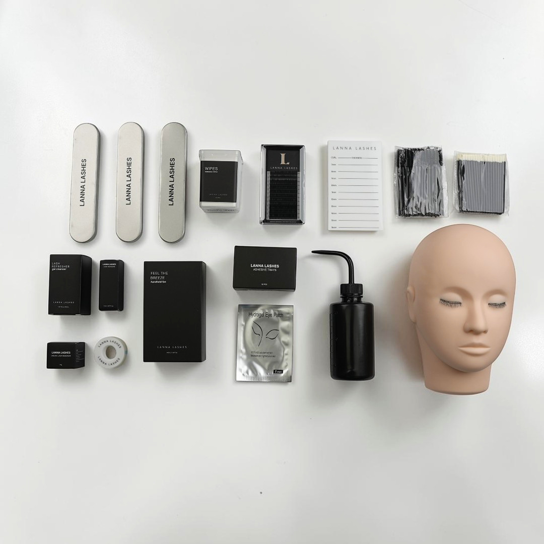 Lanna Lashes student kit for DFW Lash University students